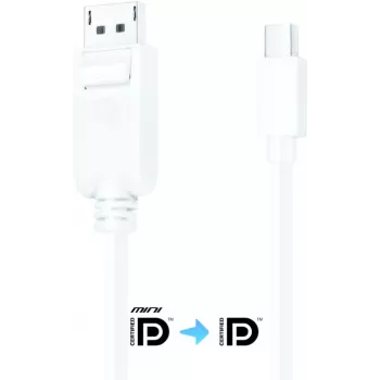 Purelink iSeries DisplayPort na Mini DisplayPort kabel 1,5 m bel zaklenjen (IS1100-015)