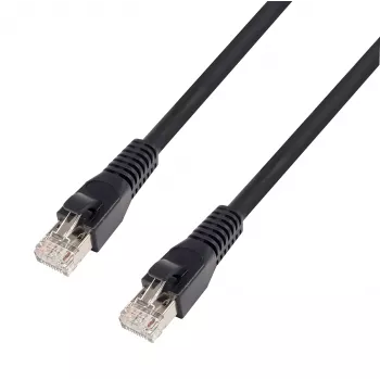 TTL 1812-HD-1 Cat.6a HDBaseT patch kabel 1m črn