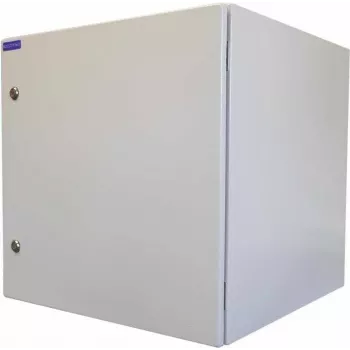 RESISTER 19-palčna omrežna omara Pro Aktiv - zaščitni razred IP54/IP55 - masivna jeklena vrata - 12U - širina x globina 600x600 mm - aktivni ventilator - filter - svetlo siva (99RRA19WV126MG)