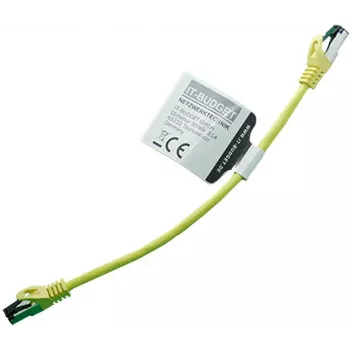 IT-BUDGET Full Copper Premium patch kabel - Flex AWG 26 - Cat.8.1 - 2000 MHz - brez halogenov - PoE+ - 40 Gbit - rumen - 0,5 m (90ITBFLEX81PK050Y)