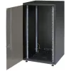 IT-BUDGET 19-palčna omrežna omara SJB - 15U - 600x600 mm - steklena vrata - zadnja stena - črna (W-SJB6060-15S-161)