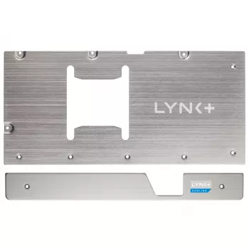 LYNK+ 5090 komplet plošč Zotac srebrna - hrbtna plošča GPU za RTX 5090 modding
