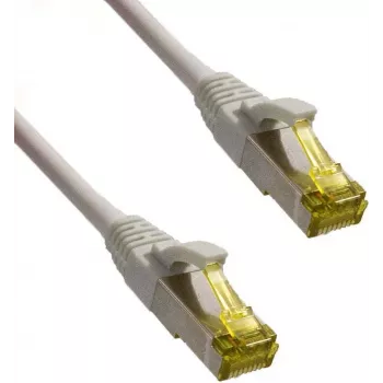 IT-BUDGET Full Copper Premium patch kabel - Super Flex TPE - Cat.6A - s Cat.7 surovim kablom - 600 MHz - brez halogenov - PoE+ - 10GBit - siv - 3 m (90ITBFLEX6A7PK3G)