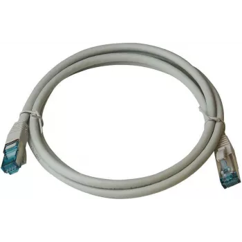 IT-BUDGET Full Copper Premium patch kabel - Cat.6A - 500 MHz - brez halogenov - PoE+ - AWG 26/7 - siva - 25 m