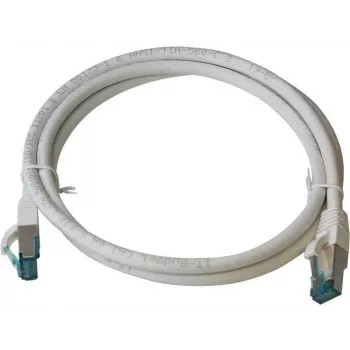 IT-BUDGET Full Copper Premium patch kabel - Cat.6A - 500 MHz - brez halogenov - PoE+ - AWG 26/7 - bela - 25 m