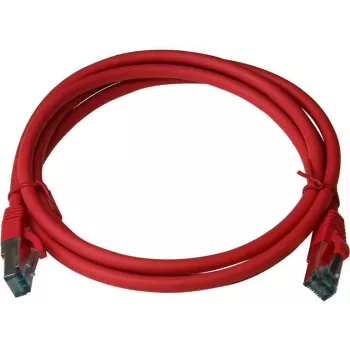 IT-BUDGET Full Copper Premium patch kabel Cat.6A 500 MHz LSZH PoE+ AWG 26/7 rdeča 25 m