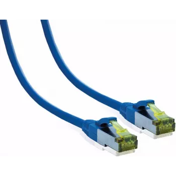 IT-BUDGET Full Copper Premium patch kabel - Cat.6A s surovim kablom Cat.7 - 600 MHz - brez halogenov - PoE+ - 10GBit - moder - 10 m