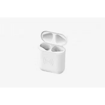 CYOO nadomestno brezžično polnilno ohišje za Apple AirPods 1 in 2 – belo