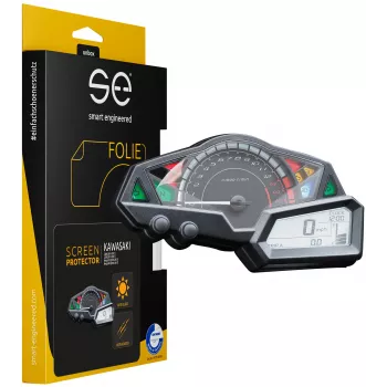 smart.engineered SE-DCP-2-0102-0065-1-M zaščita zaslona za Kawasaki Z300 / Z250 / Ninja250 / Ninja300 (2013–2017) – prozorna