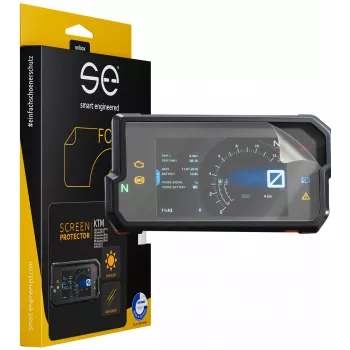 smart.engineered SE-DCP-2-0102-0107-1-M zaščitna folija za zaslon za KTM motocikle – prozorna