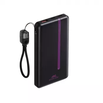 RIVACASE VA2311 prenosni polnilnik 10000 mAh 22,5W črn