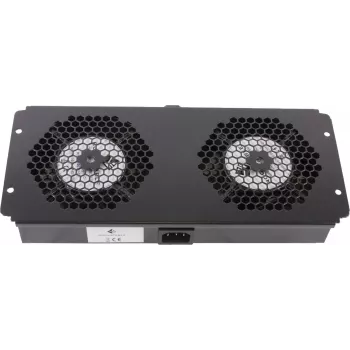 Rockstable 19 inch hladilni element za omare – hladilni ventilator – vgrajen ventilator – jeklo – črna – 1 kos – 1,56 kg (RS19-FT66)