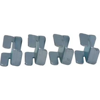 Rockstable 19 inch priključni komplet – patch panel – jeklo SPCC – srebrna – 4 kosi (RS19-MS01)