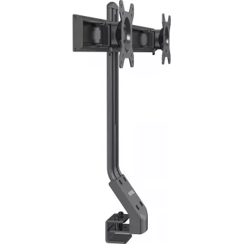 Rockstable RS-MM005 napredno držalo za dva monitorja - spona / prehod - 16 kg - 33 cm (13 palcev) - 68,6 cm (27 palcev) - 100 x 100 mm - črno