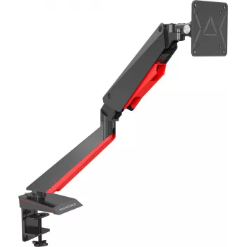 Rockstable RS-MM008 igralno držalo za monitor za 1 monitor - namizna spona / prehod - 8 kg - 15-32 palcev - 100x100 mm - črno - rdeče