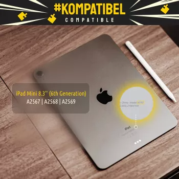 SMART.ENGINEERED se steklena folija zaščitna folija iz kaljenega stekla za Apple iPad mini 6 (8,3)