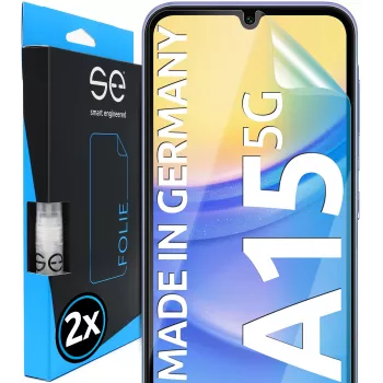 smart.engineered se 3D zaščitna folija za Samsung Galaxy A15 5G, prozorna, 2 kosa (SE0-F0101-0471-24-M)