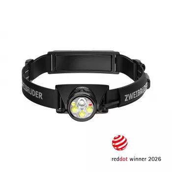 Zweibrüder ZB7H LED naglavna svetilka na polnjenje 1200 lumnov USB-C