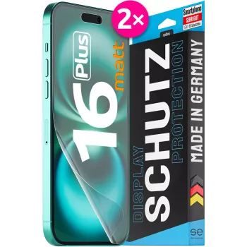 smart.engineered SE0-F0102-0524-24-M odporni hrbtni pokrov za Apple iPhone 16 Plus, črn