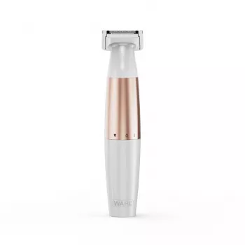 Wahl TRIM and SHAVE 3028668 trimer za bikini, polnilni, za mokro in suho britje, belo-roza