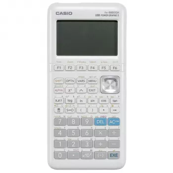 Casio FX-9860GIII-W-ET grafični kalkulator, Natural V.P.A.M., 552 funkcij, sončna energija in baterija, črn