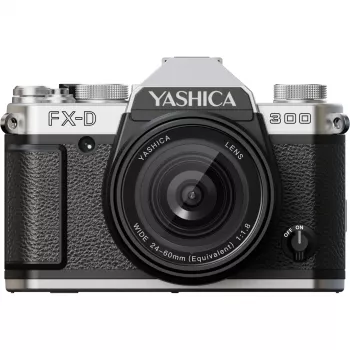 Yashica FX-D 300 kompaktni digitalni fotoaparat, 50 MP, 4K, črn