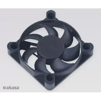 Akasa 5cm črni ohišni ventilator, 26,09 dB, 50mm