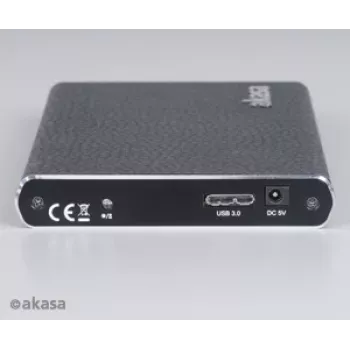 Akasa lite S AK-IC09U3-BK - zunanje ohišje za pomnilnik 2,5 inch - USB 3.0 - črno