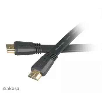 Akasa kabel HDMI 2m High Speed HDMI z Ethernetom 10,2 Gbit/s 4K 3D črn