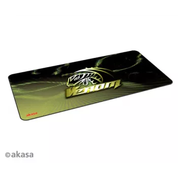 Akasa AK-MPD-03YL vzorčasta gumijasta podloga za igralno miško - rumena/črna, 320x270x3mm