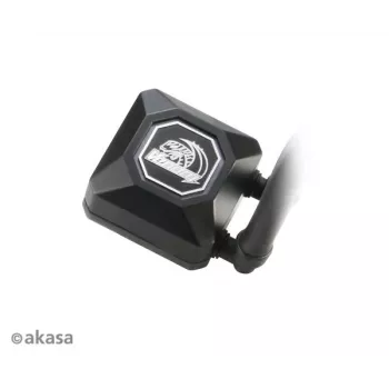 Akasa Venom A20 all-in-one tekočinsko hlajenje 240mm 2x ventilatorja 120 mm bela LED