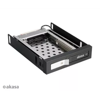 Akasa AK-IEN-08 adapter iz 2,5 palca na 3,5 palca režo, SATA III 6 Gbit/s, plastika/nerjavno jeklo, črn