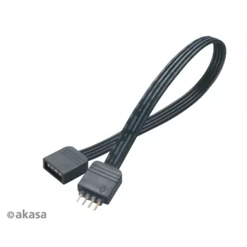 Akasa AK-CBLD01-20BK podaljševalni kabel Flexa RGB LED 0,2m črn