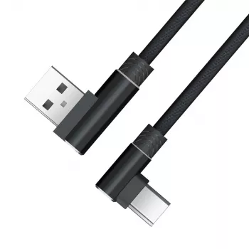 Akasa AK-CBUB39-10BK kabel USB 2.0 - USB-A na USB-C - 1 m - črn