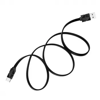 Akasa AK-CBUB43-10BK kabel USB 2.0 - USB-C na USB-A - 1 m - črn