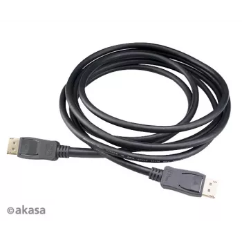 Akasa AK-CBDP23-50BK kabel DisplayPort 1.4 5 m črn