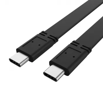 Akasa AK-CBUB60-10BK kabel USB-C na USB-C 1m USB 3.2 Gen 2x2 20Gbps črn