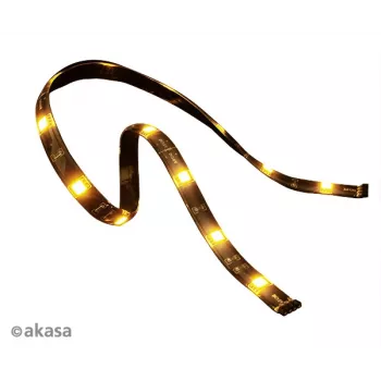 Akasa LED trak zlato rumen RGB AK-LD11-50GD