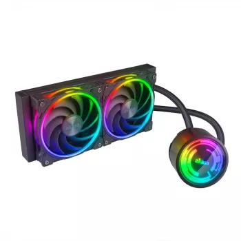 Akasa SOHO 240 vse-v-enem tekočinsko hlajenje, 120 mm, črno