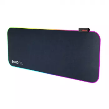 AKASA SOHO RXL RGB podloga za igralno miško - 78x30cm - debeline 4mm - črna