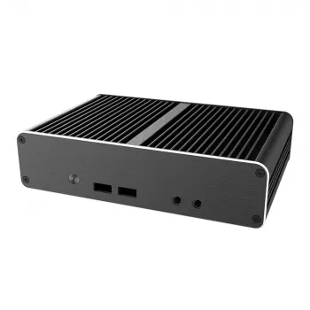 Akasa Newton CAC ohišje brez ventilatorja za Intel NUC 11. gen Atlas Canyon (črno)