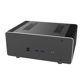 Akasa Maxwell Pro Plus ohišje Mini-ITX brez ventilatorja Intel LGA 1700 črno
