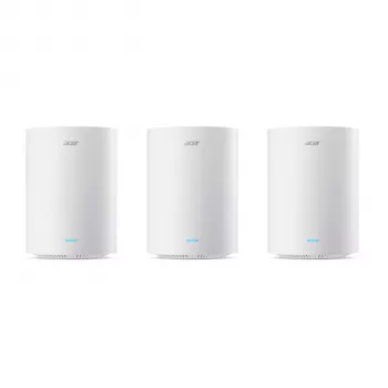Acer Ovia T360 Wi-Fi 6 Mesh usmerjevalnik, trojni paket (3 enote) - AX3000, dvopasovni, pokritost do 7.500 sq. ft.