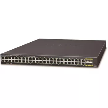 Planet GS-4210-48T4S upravljano gigabitno stikalo – 48 vrat 10/100/1000 + 4 SFP
