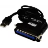 Exsys EX-1300-2 adapter kabel USB na vzporedni vmesnik - 1m - črn