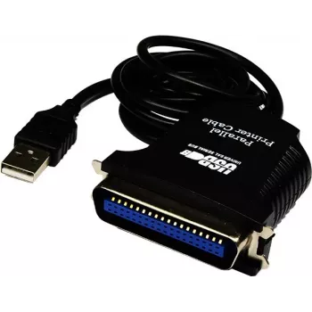Exsys EX-1300-2 adapter kabel USB na vzporedni vmesnik - 1m - črn