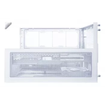 Lian Li O11 Vision-M Micro-ATX stolp, kaljeno steklo, bel