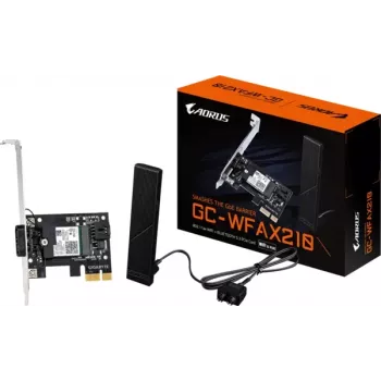 GIGABYTE GC-WFAX210 Wi-Fi 6E razširitvena kartica PCIe x1 z Bluetooth 5.2