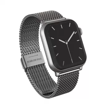 BURGA Metal Mesh Elegance pašček za Apple Watch 42/44 mm (srebrn)