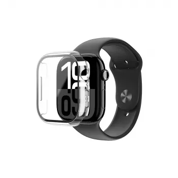 AMAZINGTHING Radix Glass ovitek iz kaljenega stekla za Apple Watch 46mm – prozoren